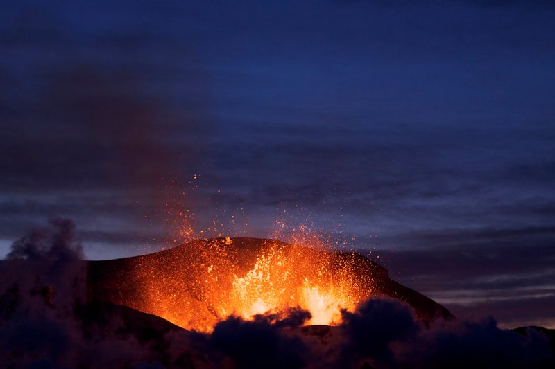 Eyjafjallajökull en la erupción del 2010. Wikimedia Commons